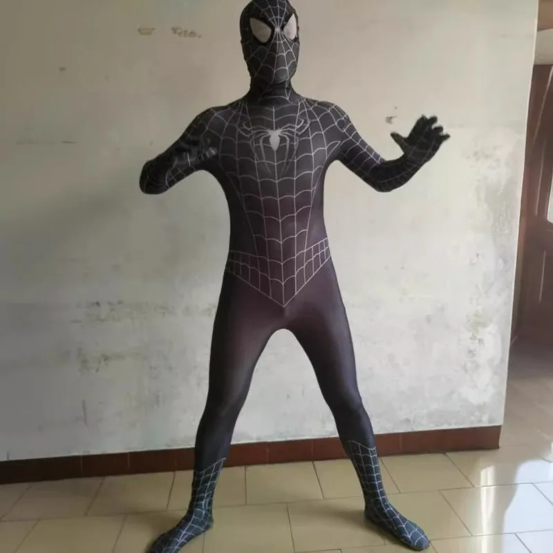 Костюм Человека-паука для взрослых супергерой паук черный Реми Тоби Майлз
