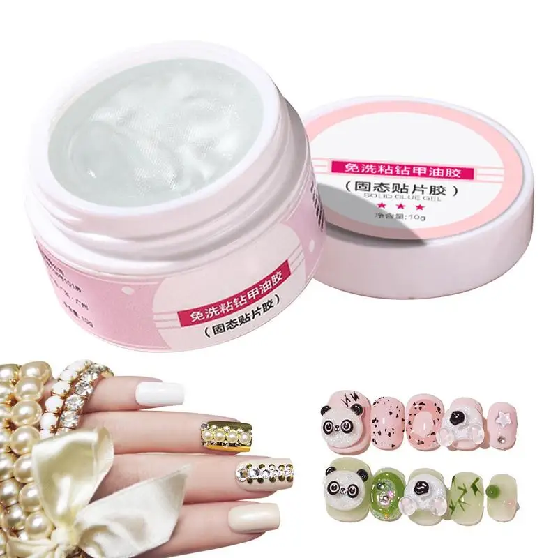 

Solid Nail Glue Gel Multipurpose And Safe Press On Nails Nail Tips Glue Mild Clear Glue For Nail Tips Solid Gel Nail Glue