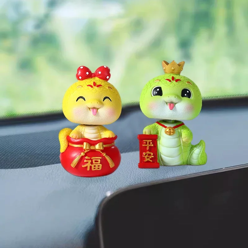 2025 Новый год китайский весенний фестиваль орнамент статуя змеи китайское