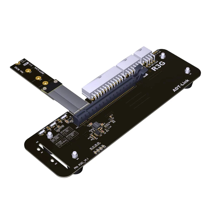 

M.2 Key M Nvme External Graphics Card Stand Bracket With Pcie3.0 X4 Riser Cable 32Gbs For ITX STX NUC Gtx1080ti