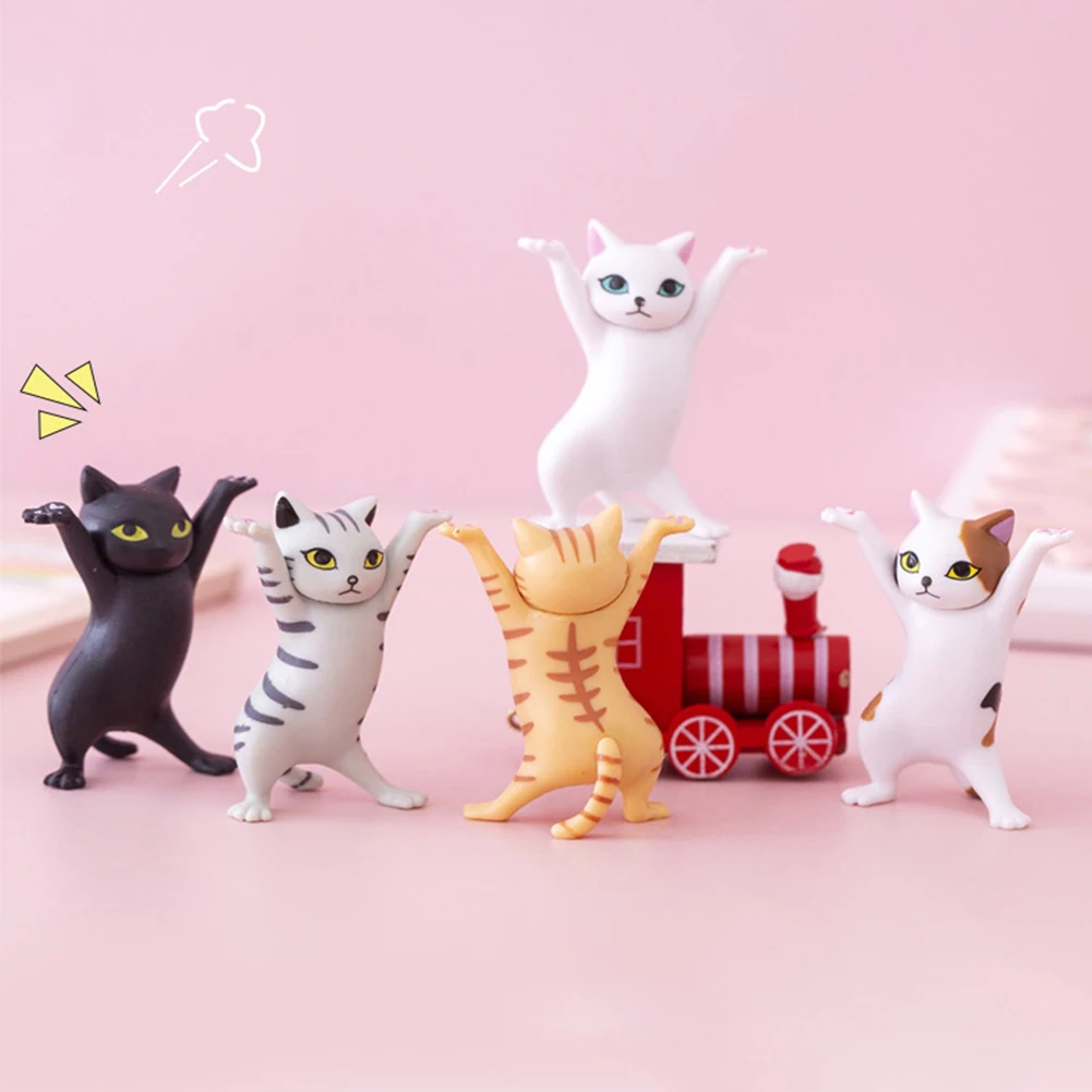 

Funny Cat Pen Holder Toys Hold Everything Cat Earphone Bracket Home Decoration Dancing Storage Set Holder For Airpods