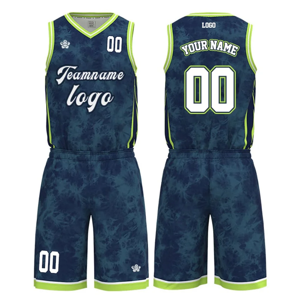 

Sleeveless Basketball Jersey Set Retro Shadow Men Women Children Printable Logo Name Number Washable Breathable Sports Clothes