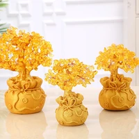 2022 chinese style fortune tree ornaments wine cabinet living room home furnishing entrance crafts decoration lucky money tree