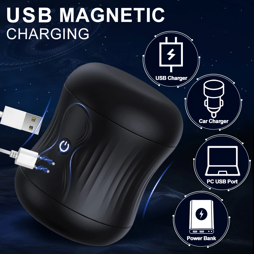 Автоматическая телескопическая вращающаяся чашка для мастурбации мужчин