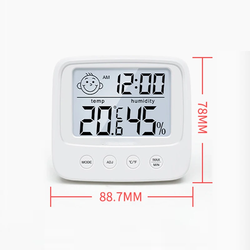 digital lcd temperature humidity meter backlight home indoor outdoor electronic hygrometer sensor temperature humidity meter free global shipping