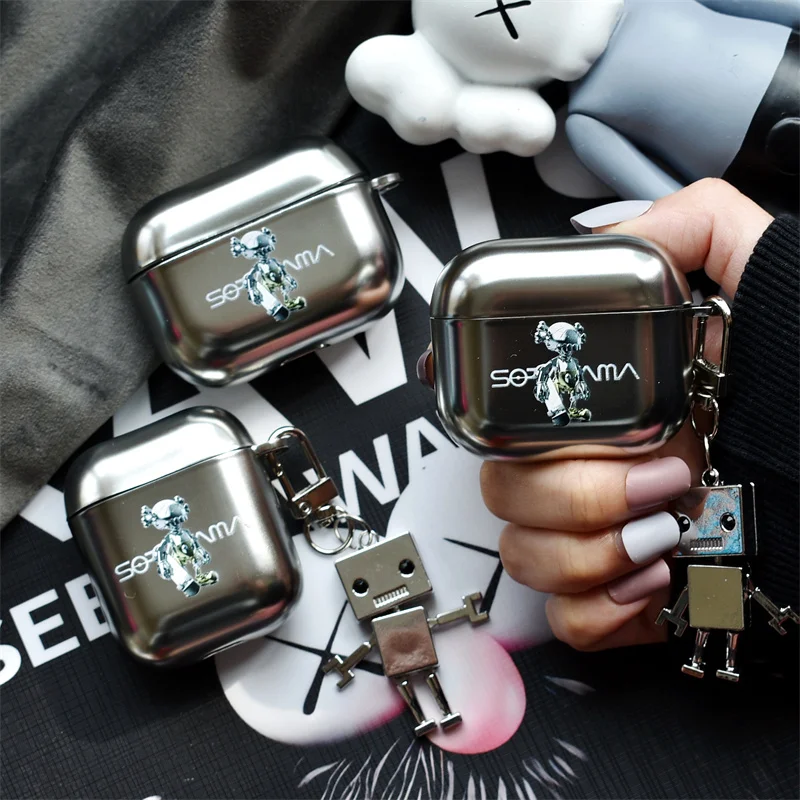 

Модный креативный чехол для Airpods 2, чехол для AirPods Pro, чехол, мультяшный защитный чехол для зарядки Airpods 3, чехол, сумка