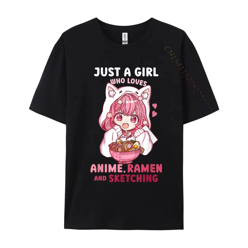 Футболка мужская хлопковая с принтом рубашка в стиле хип-хоп рамен эскиз Just a