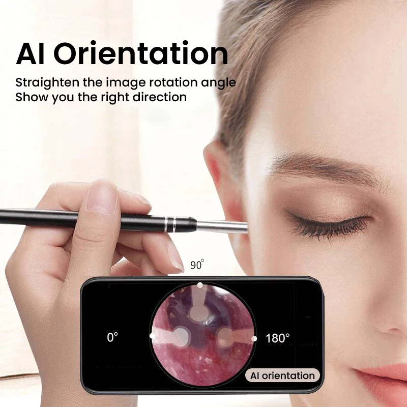 

Visible Earpick Medical Otoscope Waterproof Camera Earwax Visual Oral Inspection Ear Spoon Support Android PC Ear Cleaning Tool