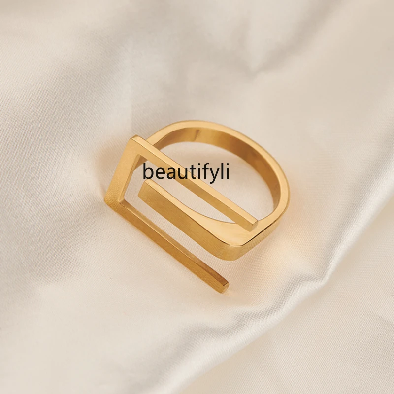 

Изысканное уникальное кольцо yj для женщин, модный Индивидуальный браслет с особым дизайном, новинка 2022, модное Открытое кольцо высокого кла...