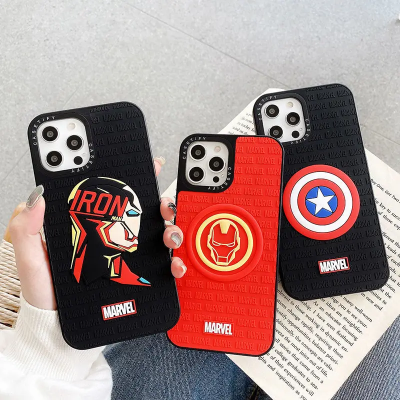 

Iron Man Marvel Phone Case cover For iphone 13 12 pro max 11 8 7 6 s XR PLUS X XS SE 2020 mini Shockproof Silicone Case