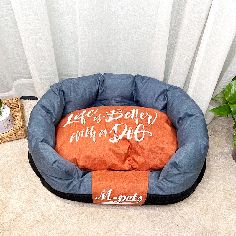 

Водостойкая моющаяся кровать для собак и кошек, больших пород 2022, устойчивая к царапинам, коврик для Лабрадора, ретривера, бордюра, колли