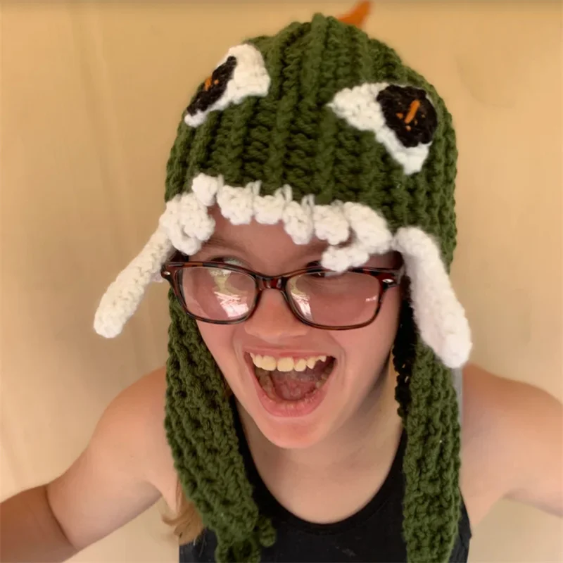 Милая шляпа в стиле мультяшного слона для взрослых и детей пуловер карнавальный