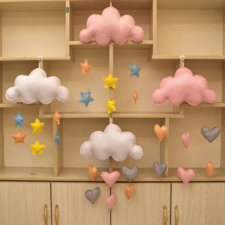 

Cloud Room Pendant Dormitory Photo Wall Hanging Decoration Children's Room Tent Decoration 3D Bedroom Window Hanging Decoration