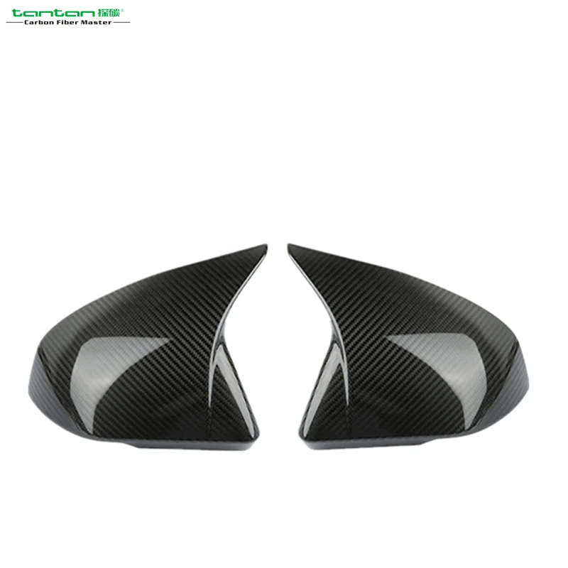 

tantan Carbon Fiber Car Exterior Accessories Rearview mirror Cover For Ford Mustang 2015-2020 Carbon Fiber Mirror All Version
