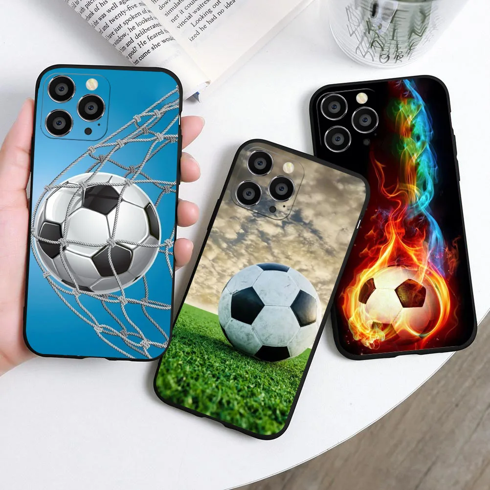 Женский силиконовый футбольный мяч для VIVO Y3 Y3S Y93 Y91 Y17 Y19 Y5S Y20 Y20I Y20S Y12S Y11S Y30 T50 Y51