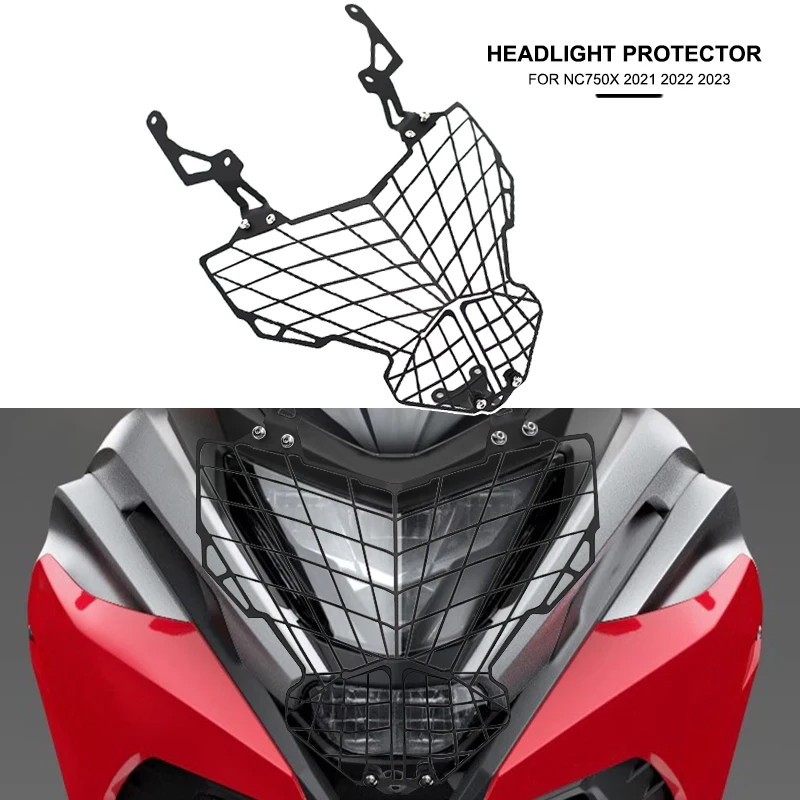 Защитная крышка для решетки передней фары декоративная HONDA NC750X NC 750X NC750 X 2021 2022 2023