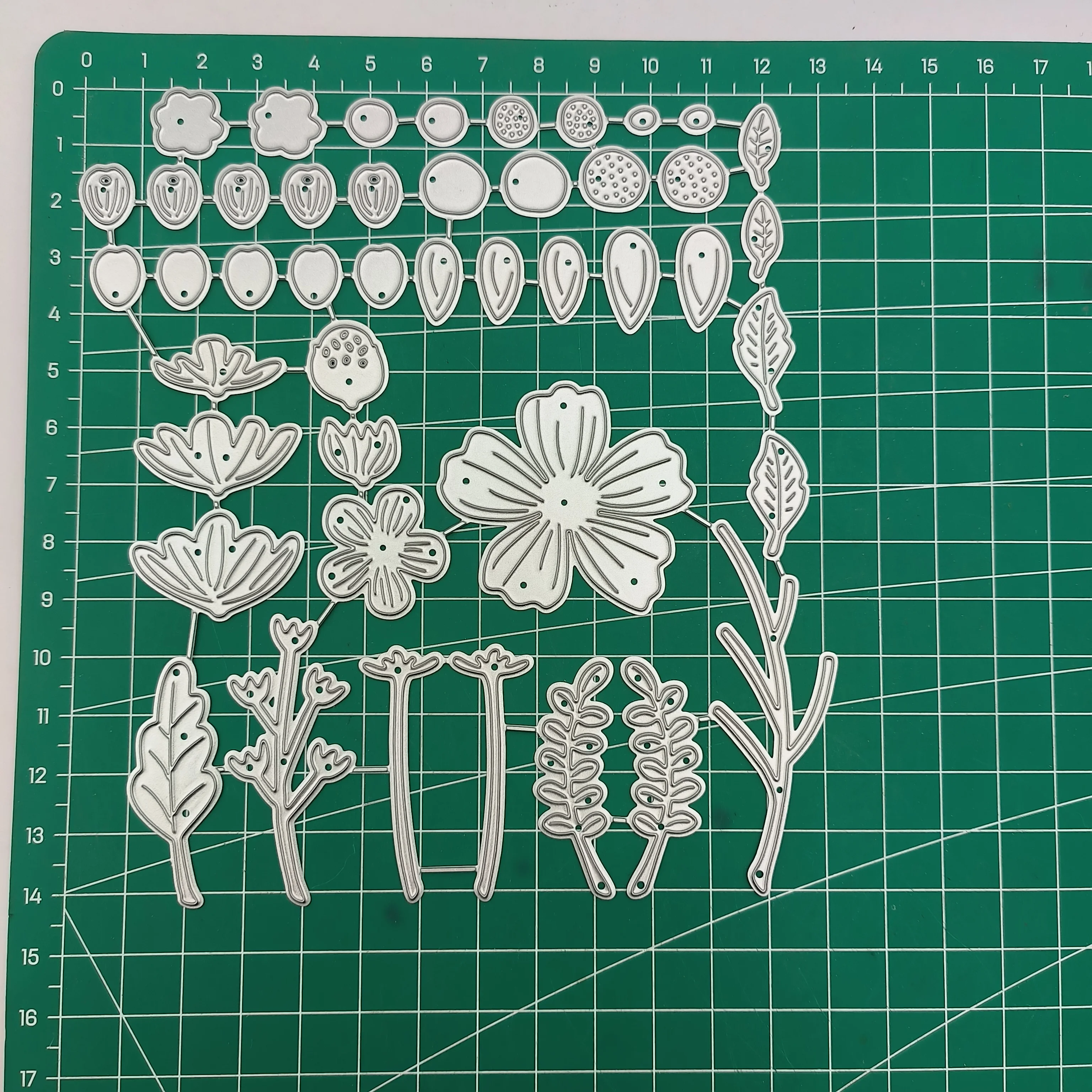 

Металлические Вырубные штампы в виде цветка и стебля, Новое поступление 2023, формы «сделай сам», скрапбукинг, изготовление бумаги, вырубные изделия, шаблон ручной работы