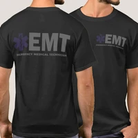 star of life medical paramedics emt tactical style subdued t shirt high quality cotton breathable top loose casual t shirt