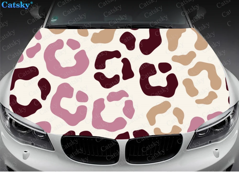 

Car hood wrap lion decal, bonnet vinyl sticker, full color graphic decal, CUSTOM made to Fit Any Car
