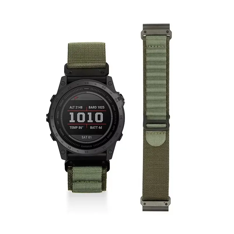 Фото Быстросъемный нейлоновый ремешок 22 мм 26 мм для Garmin Fenix 8 7X Pro Fenix 6X 6 5X 5 Plus Tactix 7 Forerunner 935 945 Enduro 1 2 Ремешок для часов №2