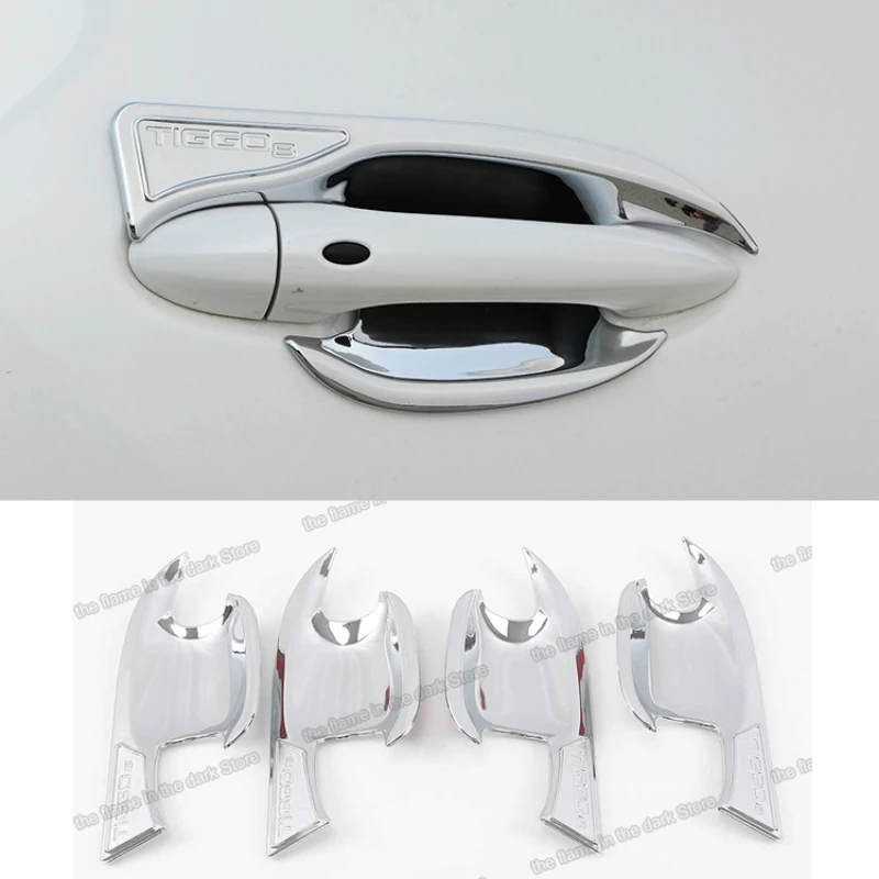 

Аксессуары для защиты автомобильной двери и тарелки для Chery Tiggo 8, 2018, 2019, 2020, 2021, стикер для автомобиля 2022, защита от царапин, Стайлинг