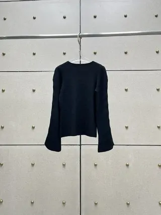 Женская одежда 2024 модный ажурный вязаный Топ весна-лето новинка 0502