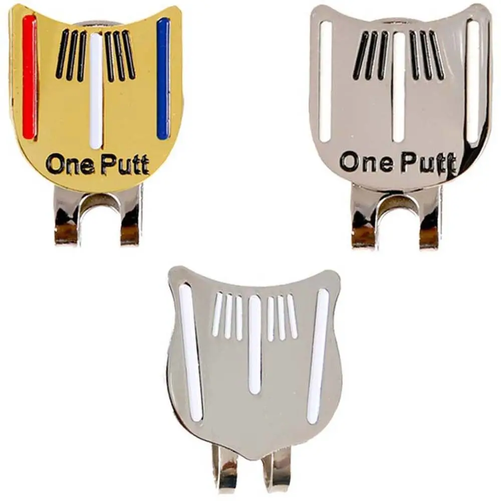 Position Mark Aiming Tool Hat Marker One Putt Golf Hat Clip Golf Marker Golf Putting Alignment