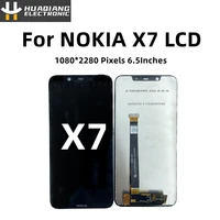 100 original lcd display touch screen digitizer assembly replacement repair parts for nokia x7 ta 1113 ta 1115 ta 1131 ta 1119