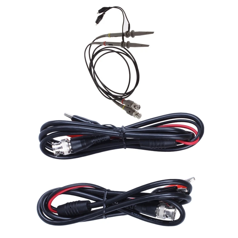 

Осциллограф BNC Q9 Me, 2 упаковки, P6100, 100 Φ 10:1 и 1:1, переключаемый для Rigol Atten Owon Siglent и 2 осциллографа 100 см