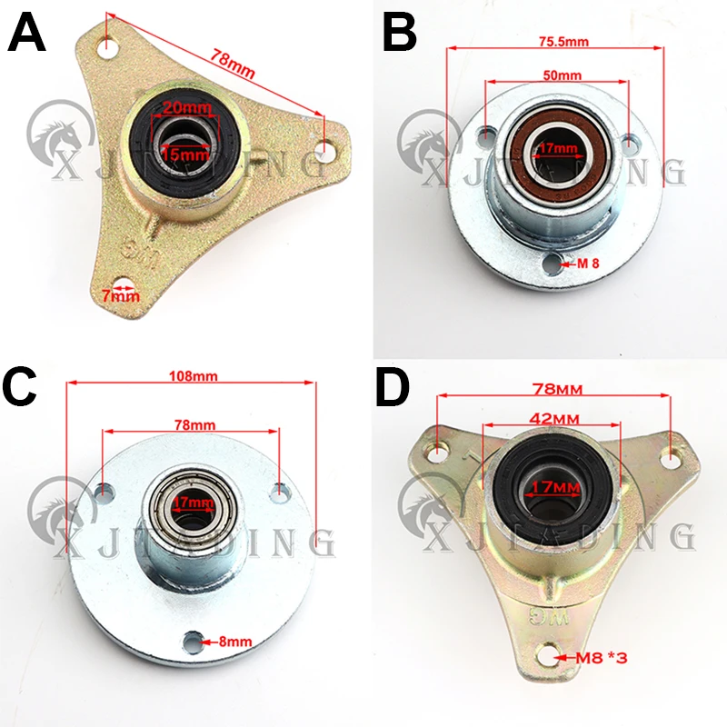 Ступица Переднего Колеса Для Каратэ Диаметром 5/6 Дюймов С 3 Болтами Подходит
