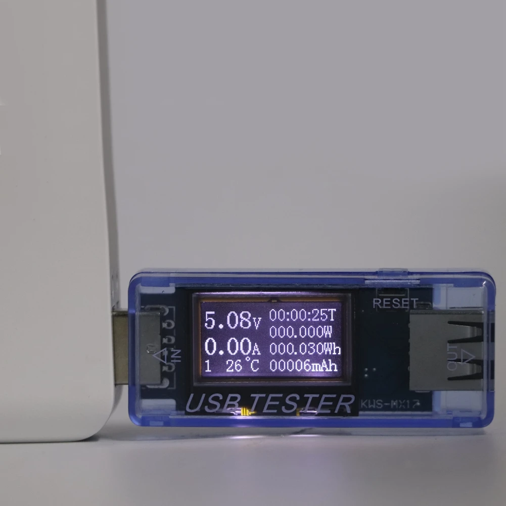 Тестер Цифровой USB Измеритель напряжения тока Вольтметр 8 в 1 Детектор 0‑5A 0‑150W