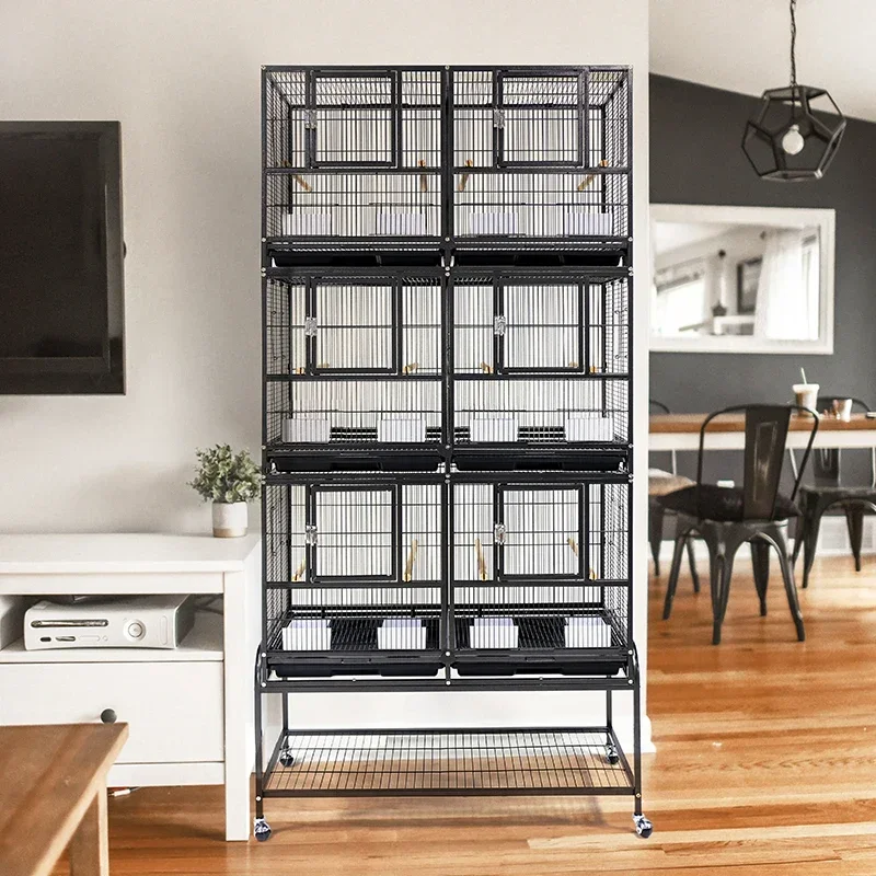 Большая групповая клетка для птиц трехслойная попугая большая подходящая Xuanfeng