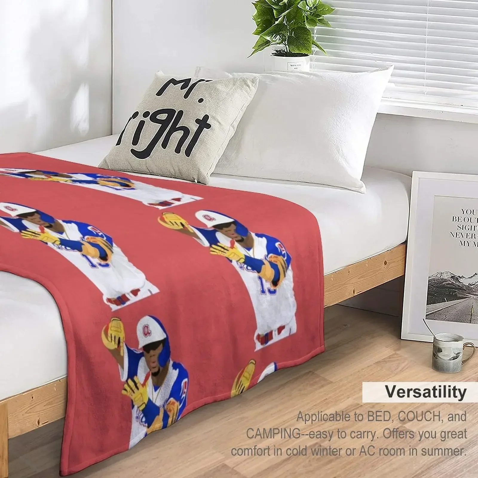 Рональд Айку-младший. -Mix It Up Плед Волосы Манга Дизайнерские Одеяла