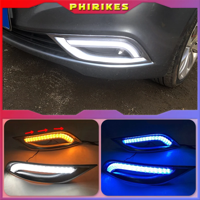 

Daytime Running Lights DRL 12V Yellow Turning Signal Light For 2011-2013 Hyundai SONATA 12V DRL Fog Lamp Decoration