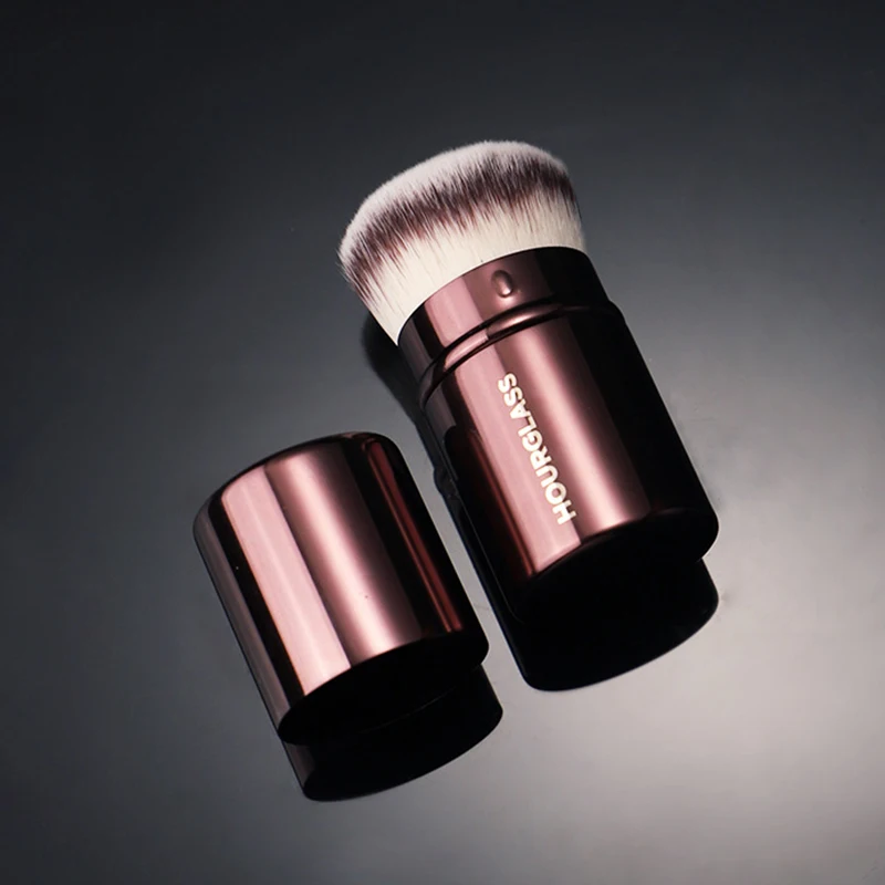 

Retractable Makeup Brush Mini Loose Power Brush Protable Short Sized Foundation Powder Contour Beauty Cosmetics Beauty Tools