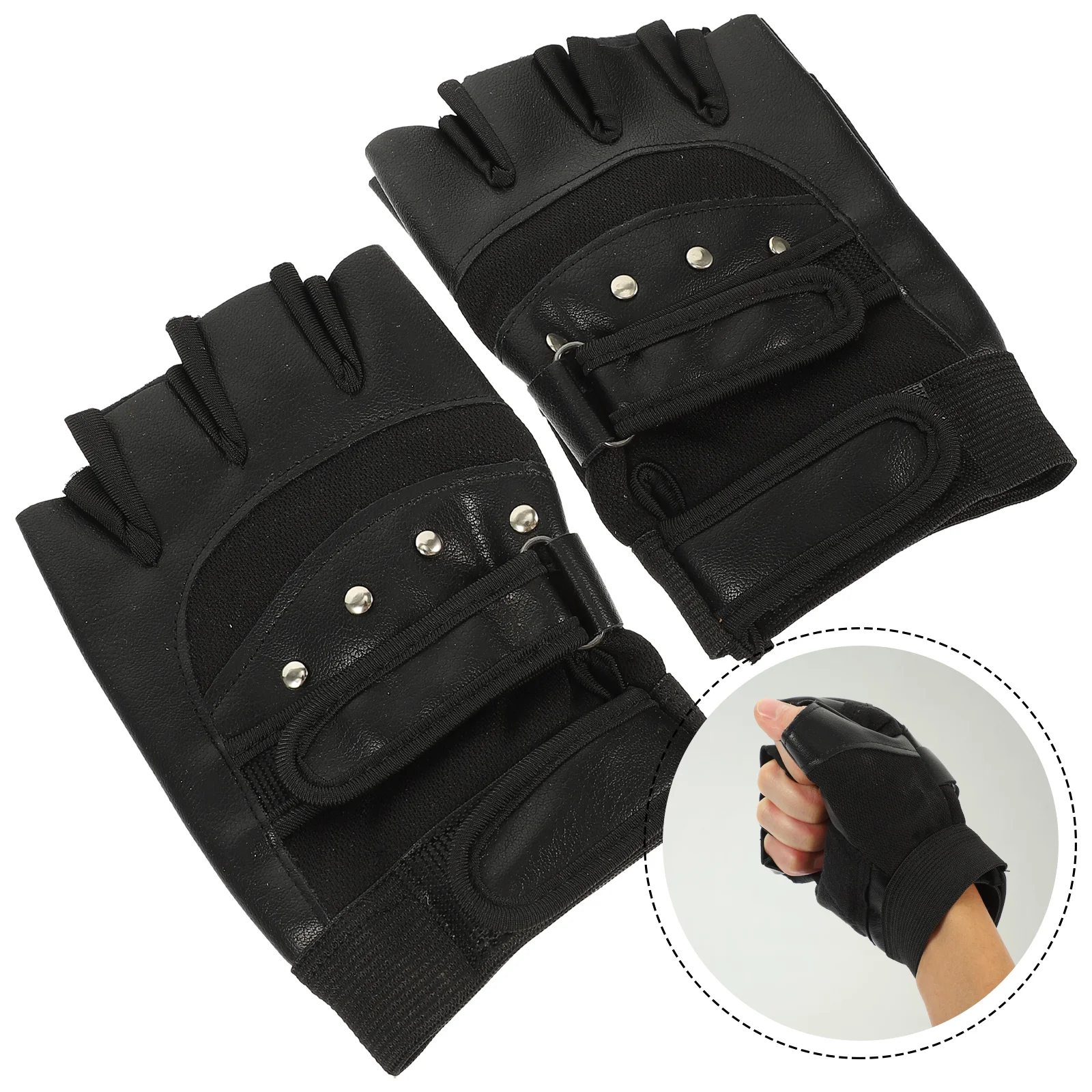 

Gloves Fitness Anti Breathableworkout Non Gym Training Half Finger Skidvibrationsupplies Men Exercise Use Outdoor Cycling