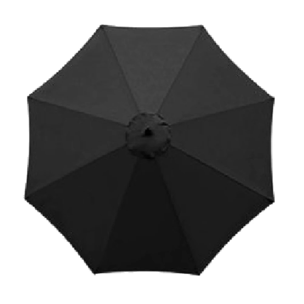 

3Meter Replacement Cloth Round Garden Umbrella Cover for 8-Arm Umbrella Sunshade Shield Rain Cover Garden Supplies,Black