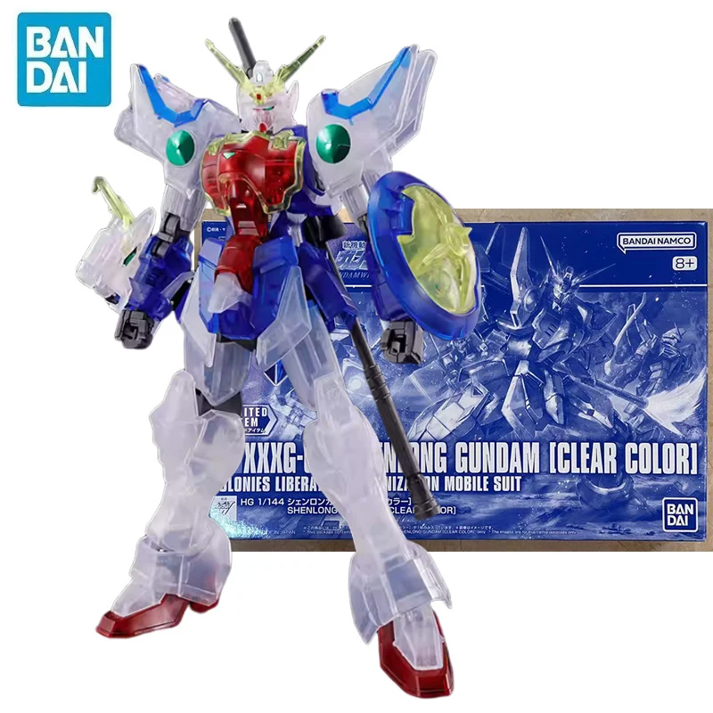 В наличии BANDAI PB LIMITED HG:AC 1/144 XXXG-0IS SHENLONG GUNDAM [Цвет GLEAR] Аниме фигурки в сборе
