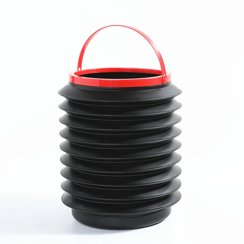 

Retractable Folding Trash Bin Vehicle Garbage Dust Case Water Storage Buckets for Cars Outdoor Fishing Buckets Borse Trash Can