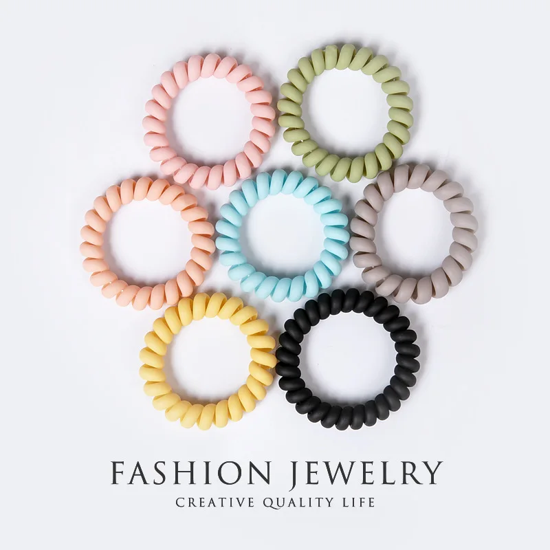 

Frosted telephone line hair circle female Internet celebrity large hair band hair bands for girls hair turbans for women