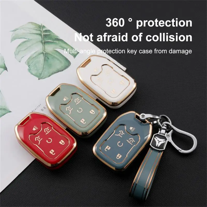 

Car Accessories Key Protector Cover Car Key Shell Compatible With GMC Key Fob Cover Key For Chevrolet Car Key Case Shell