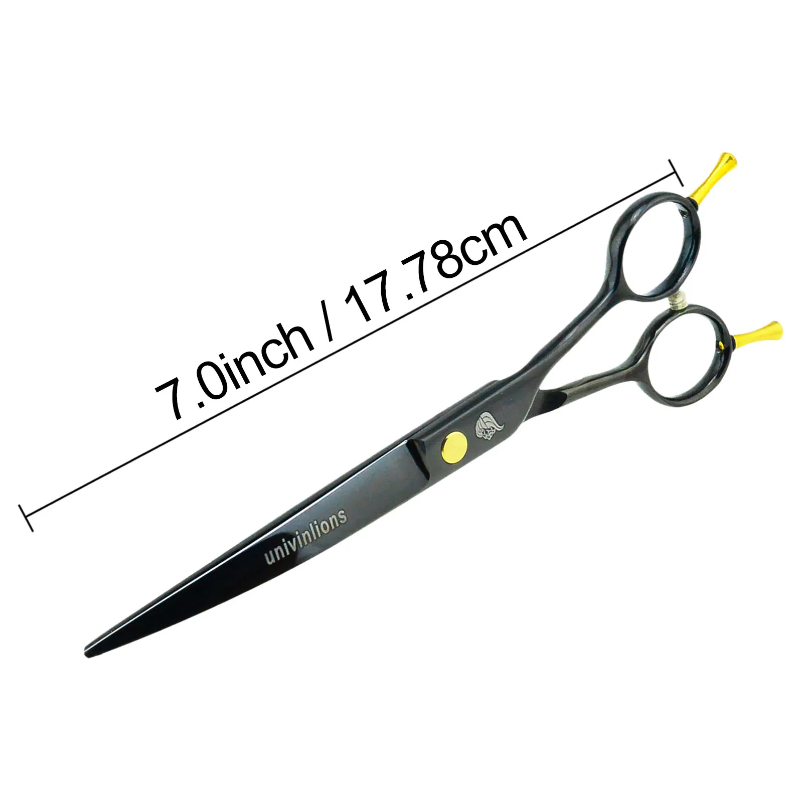 Парикмахерские ножницы 7 дюймов изогнутые