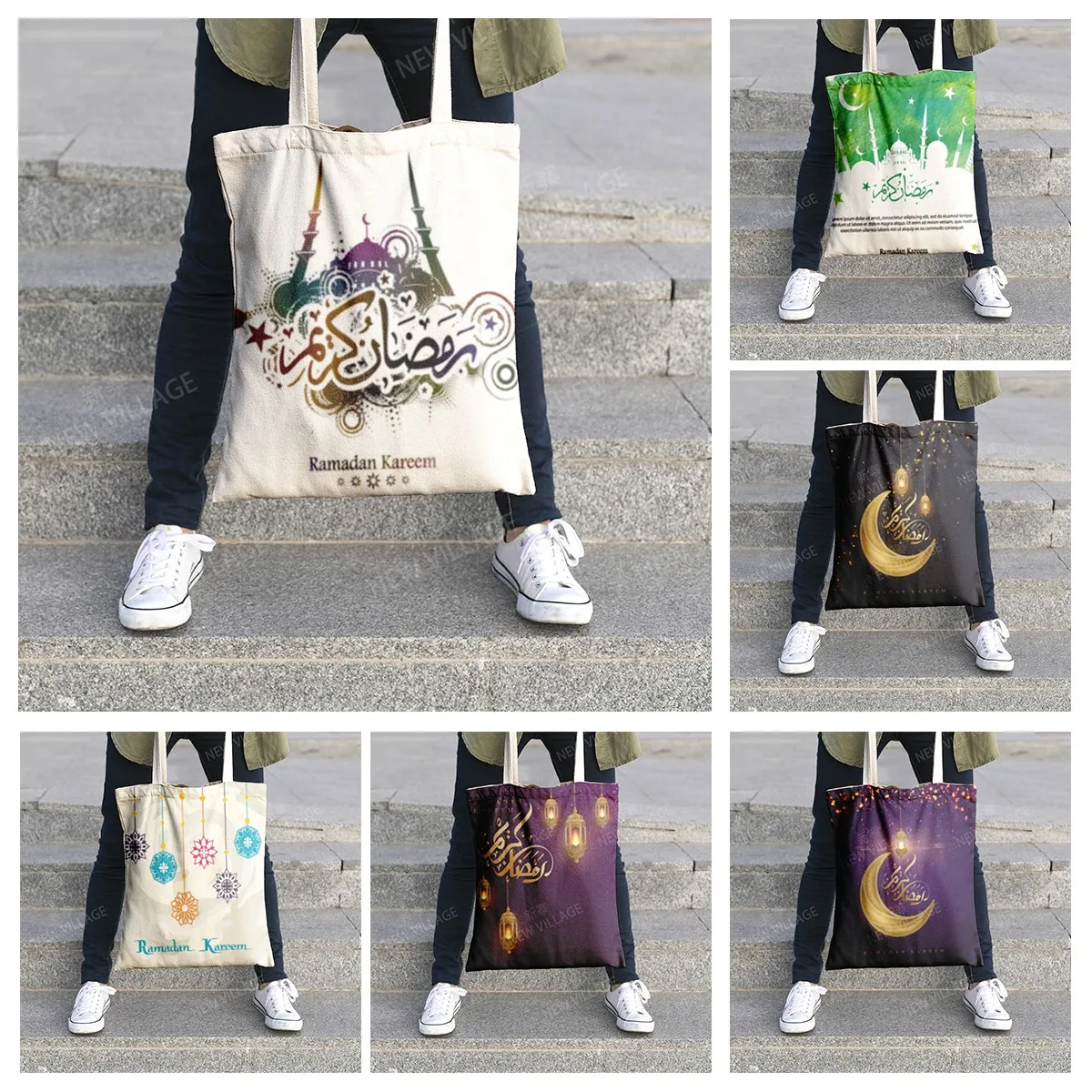 

Дорожная сумка, Женский Органайзер Magic and the Moon, сумка для покупок, холщовая косметичка для хранения косметики, сумка для покупок