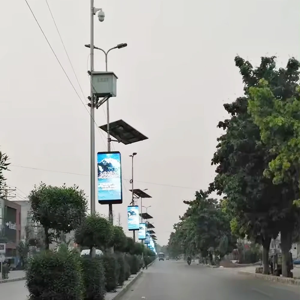 P4 уличный фонарный столб дорожный цифровой знак вывески фонарь светодиодный