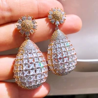 missvikki bohemian noble jewelry waterdrop pendant earring for noble luxury women bridal wedding boucle doreille femme 2022 new