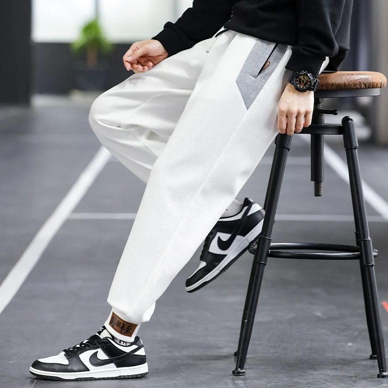 

Pants male spring sports pants loose harbor INS tide brand male port-style Harlan leisure