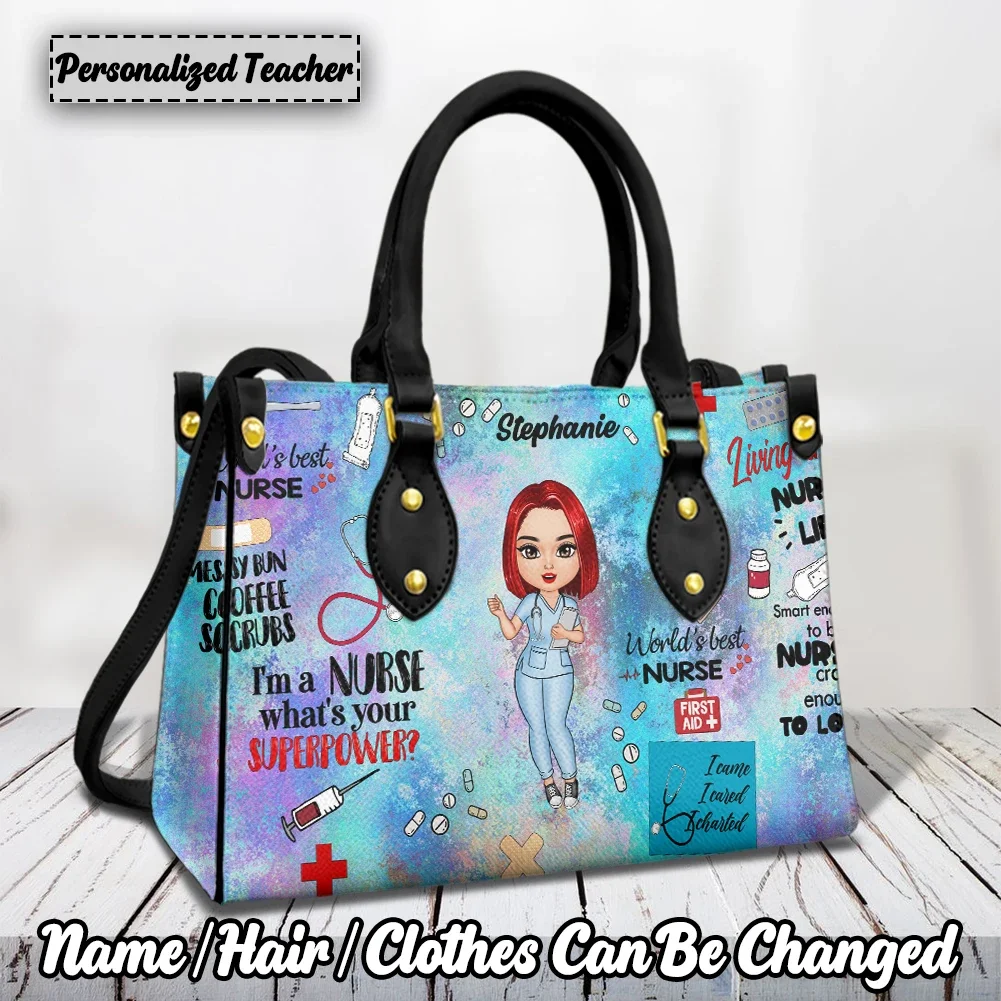 Индивидуальный дизайн модная сумка для подмышек мультяшная медсестра