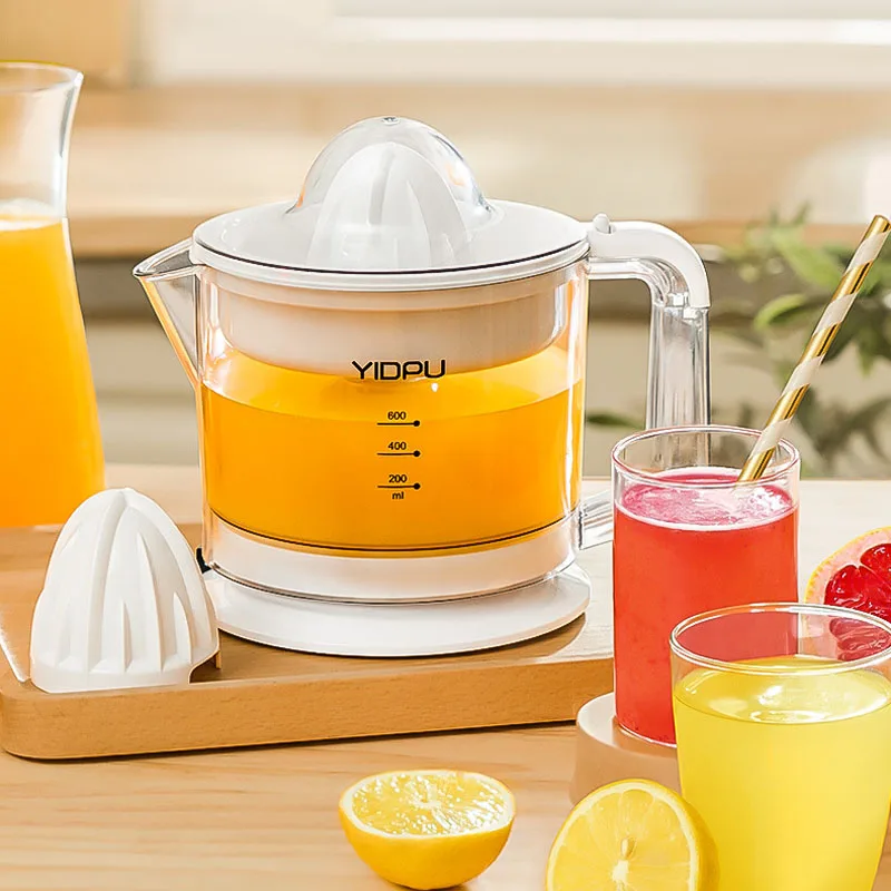 

600ml Slow Juicer Electric Juicing Cup Orange Lemon Juicer Household Juices Separator Portable Squeezer Pressure Juicer 220V