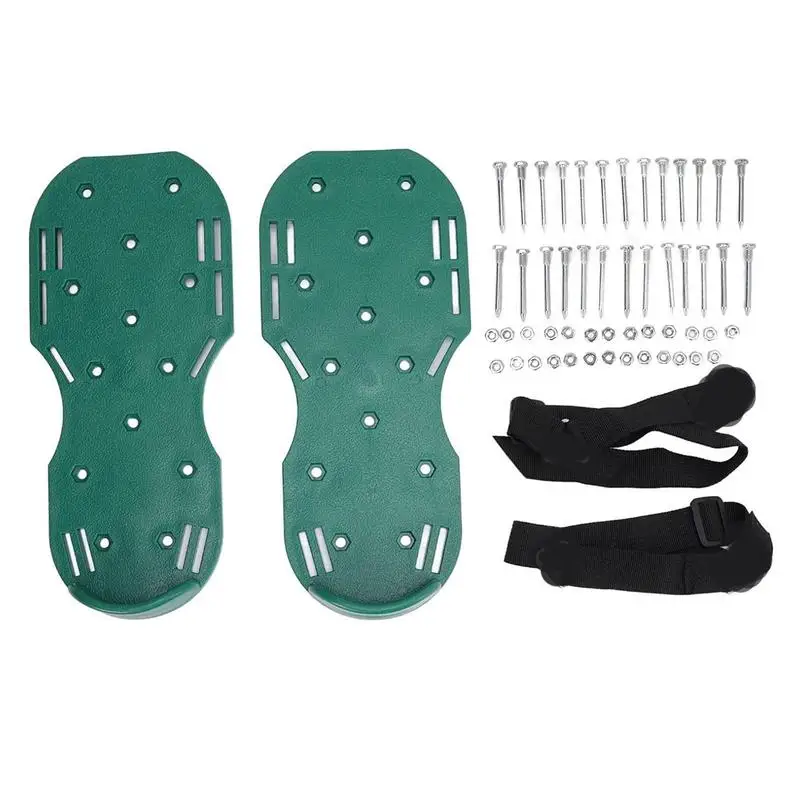 

Green Lawn Aerator Shoes Rejuvenate Your Lawn With 1.65 Short Spikes Soil Conditioner And Aerator For Patio Garden Lawn Grass