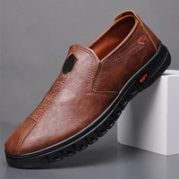 men casual leather loafer shoes men soft comfortable driving shoes men moccasins footwear mokasin kasual for men schoenen 2022